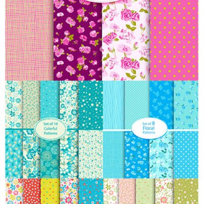 Stock Vector Mix Patterns