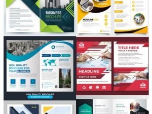 10 Modern And Professional Flyers Brochures Templates