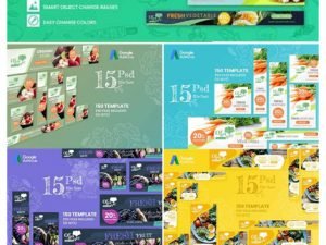 150 Web Ad Banners-Organic