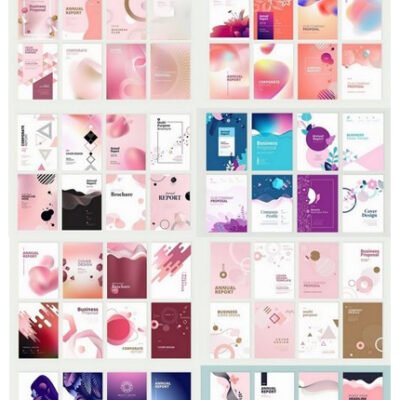 Beauty Brochure Annual Report Cover Designs