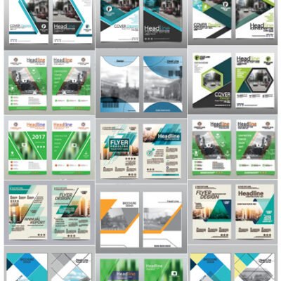 Brochure Flyer Template Design Vector 93