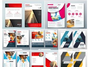 Brochure Template Vector Layout Design 06