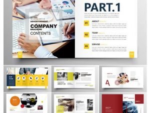 Brochure Template Vector Layout Design 07