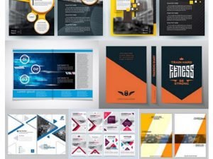 Brochure Template Vector Layout Design 10