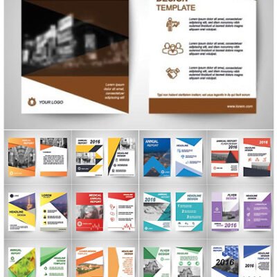Brochures Flyer Template Design Vector 17