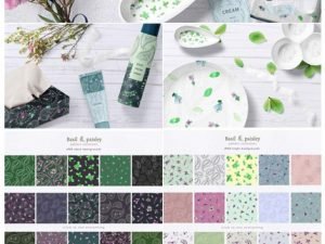 CM Basil And Paisley Pattern Collection