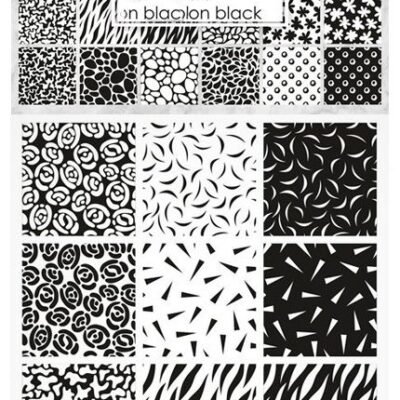 CM Set Of Black And White Patterns