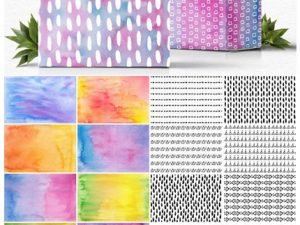 CM Watercolor Patterns And Textures Kit