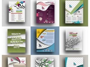 Flyers Template Design Collection 60