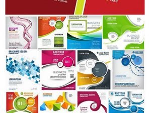 Flyers Template Design Collection In Vector From Stock