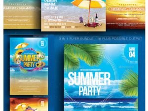 GraphicRiver Summer Flyer Bundle