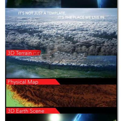 3d map geographical map