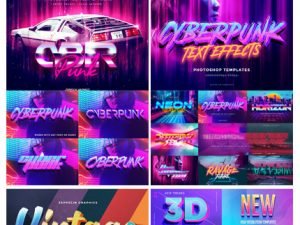 CreativeMarket 3D Text Effects Bundle Vol 4