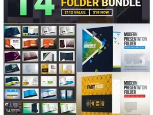 CreativeMarket Presentation Folder Bundle