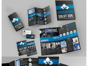 CreativeMarket Set Of Brochures Stationery