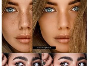 Realistic Skin Retouching PS Action