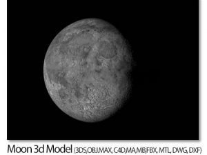 Moon 3D Model