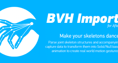 BVH Importer v1.6 Script For After Effect
