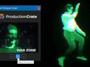 Crates Hologram Script For After Effect