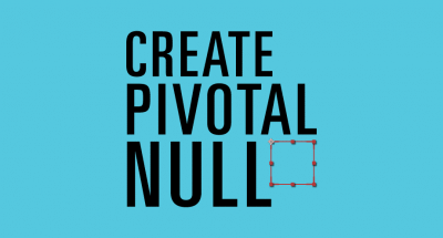 Create Pivotal Null v1.1 Script For After Effect