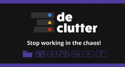 Declutter 1.0 Script For After Effect