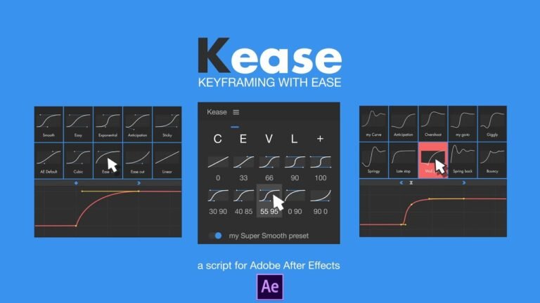 Kease v1.2.8 Script For After Effect | visualstorms