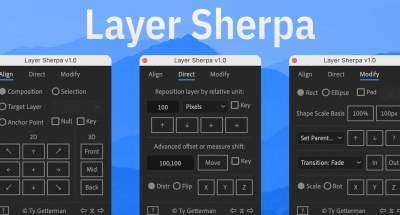 Layer Sherpa v1.0 Script For After Effect
