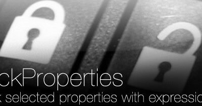 LockProperties v3.0 Script For After Effect