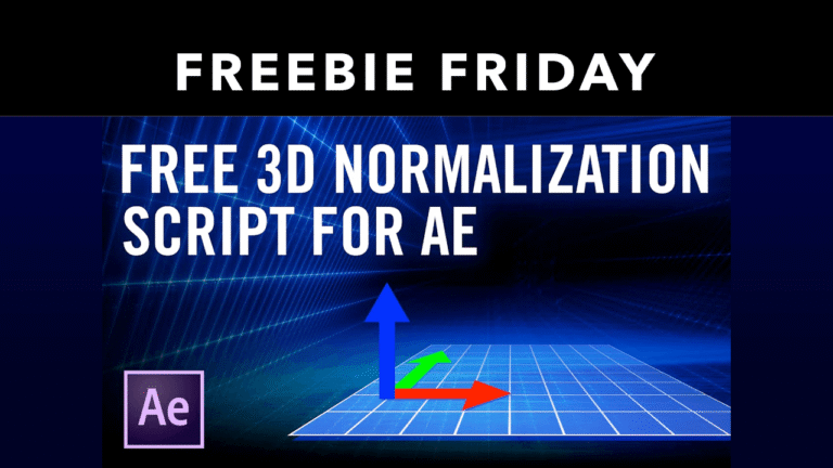 Normalize Track v1.1 Script For After Effect | visualstorms