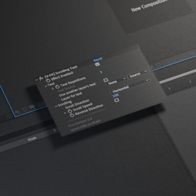 PSR Resetter 1.0 Script For After Effect