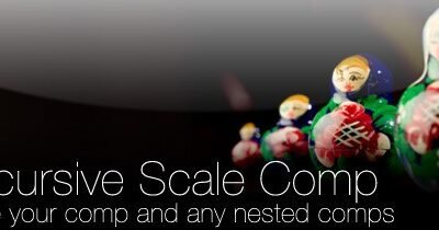 Recursive Scale Comp 1.08 Script For After Effects