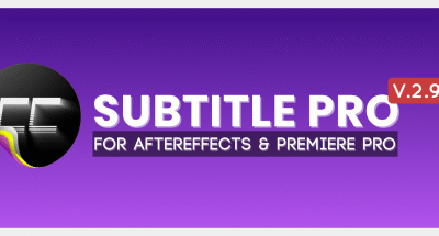 Subtitle Pro 2.9.6 For After Effect