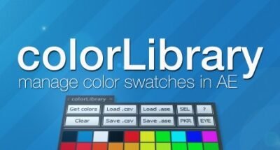 colorLibrary v1.11 Script For After Effect