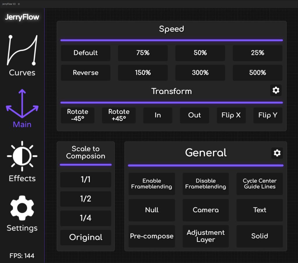 JerryFlow v1.0.1 Script For After Effect | visualstorms
