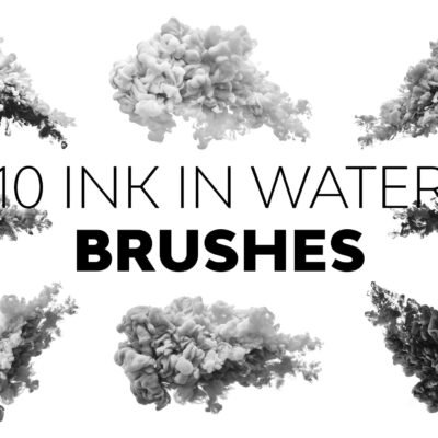 10 Ink In Water Brushes