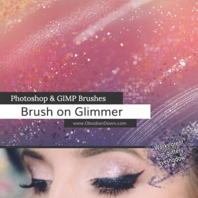 100 Glimmer And Glitter Brushes Pack For Photoshop And Photoshop Elements