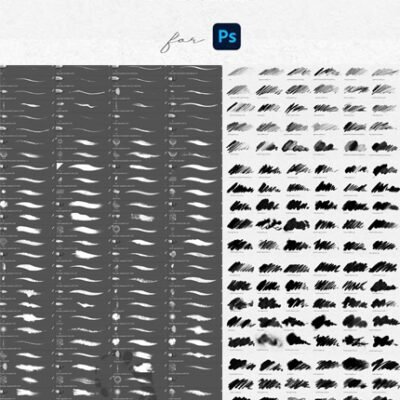156 Ink Effect Brushes For Photoshop