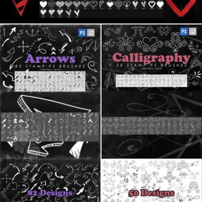 182 Photoshop Stamp Brushes