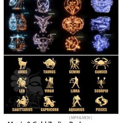 2 Magic And Gold Zodiac Pack
