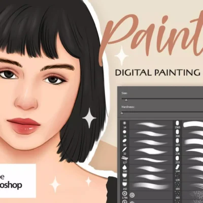 20 Paintin Brushes For Adobe Photoshop