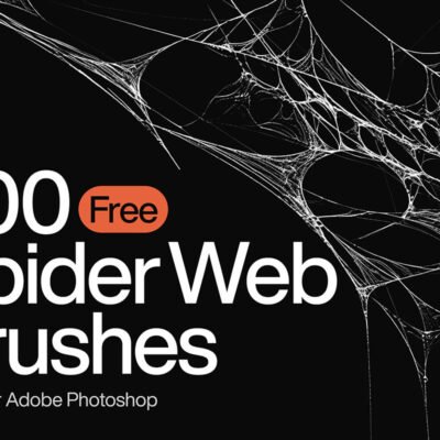 200 Spider Web Brushes For Photoshop