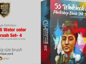 35 Water Color Photoshop Brush