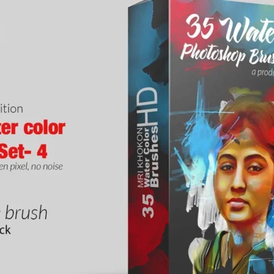 35 Water Color Photoshop Brush
