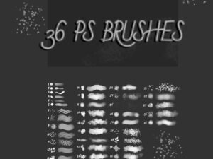 36 Painting Texture Brushes