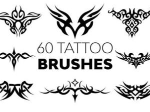 60 Tattoo Brushes