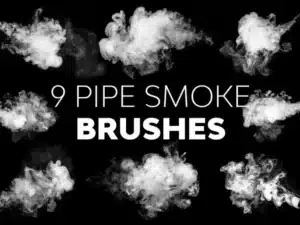 9 Pipe Smoke Brushes