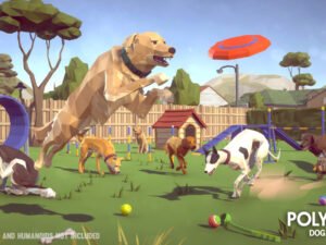 Unity Asset POLYGON Dog Pack Low Poly 3D Art unity package