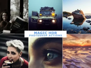 CreativeMarket 50 Magic HDR Photoshop Actions