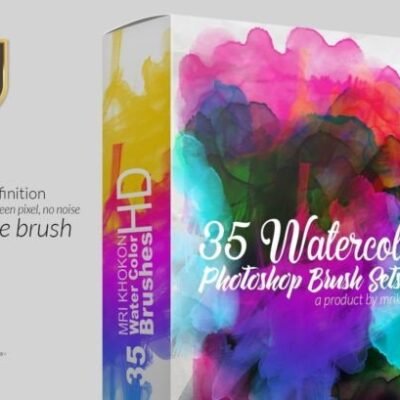 Hi-Res Water Color PS Brush Set 6