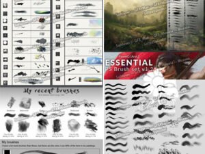 Huge Collection Of Painting Brushes For Photoshop